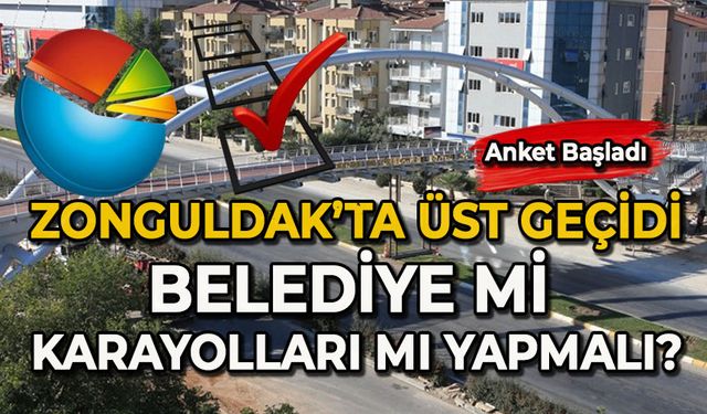 Zonguldak'ta üst geçidi belediye mi karayolları mı yapmalı?