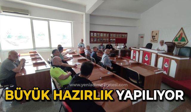 Büyük hazırlık yapılıyor
