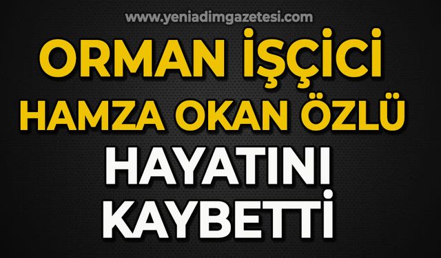 Orman işçici Hamza Okan Özlü hayatını kaybetti