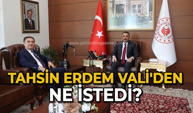 Tahsin Erdem Vali'den ne istedi?