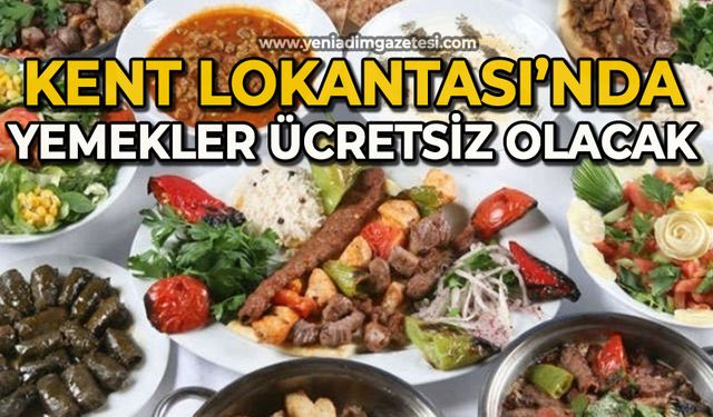 Kent Lokantası'nda yemek ücretsiz
