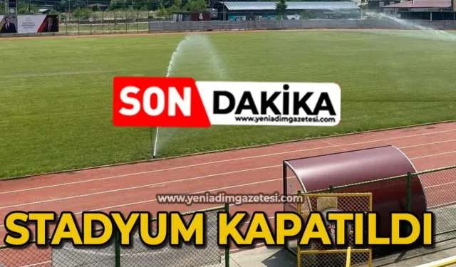 Stadyum kapatıldı!