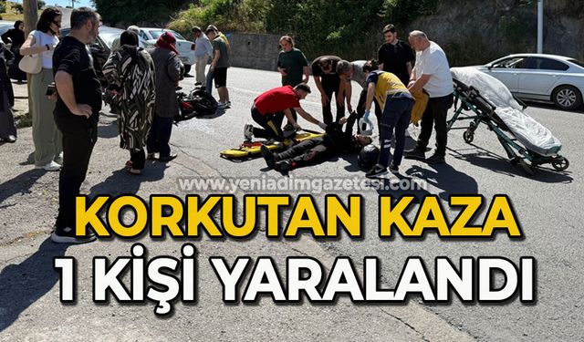 Korkutan kaza: 1 yaralı