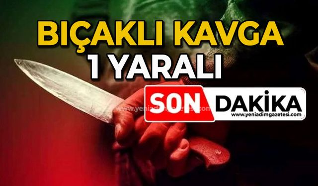 Bıçaklı kavga: 1 yaralı