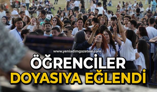 Öğrenciler doyasıya eğlendi