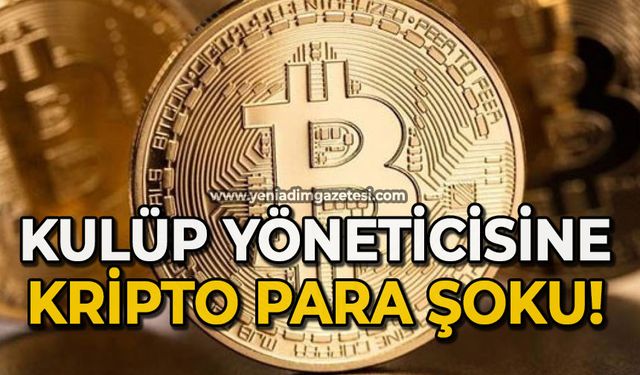 Kulüp yöneticisine kripto para şoku