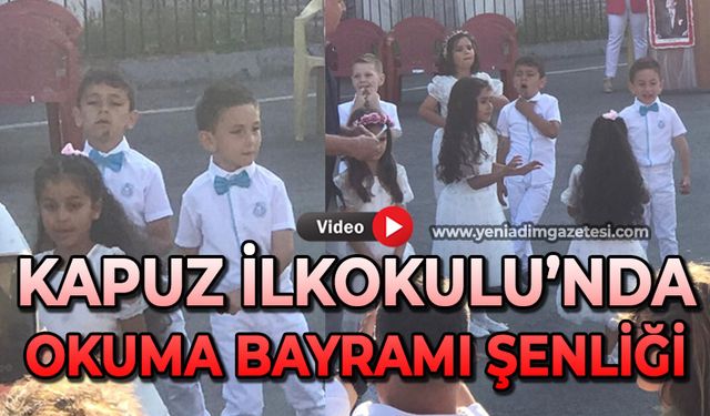 Kapuz İlkokulu'nda görkemli Okuma Bayramı şenliği