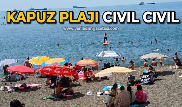 Kapuz Plajı cıvıl cıvıl