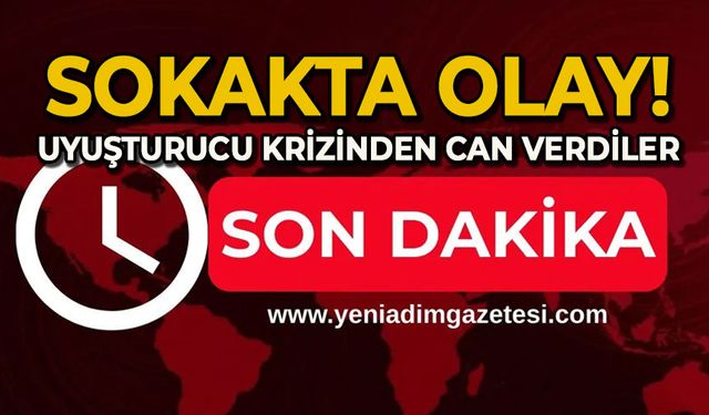 Sokakta olay: 2 genç uyuşturucu krizinden can verdi