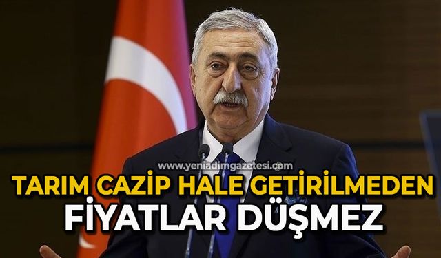 Tarım cazip hale getirilmeden fiyatlar düşmez
