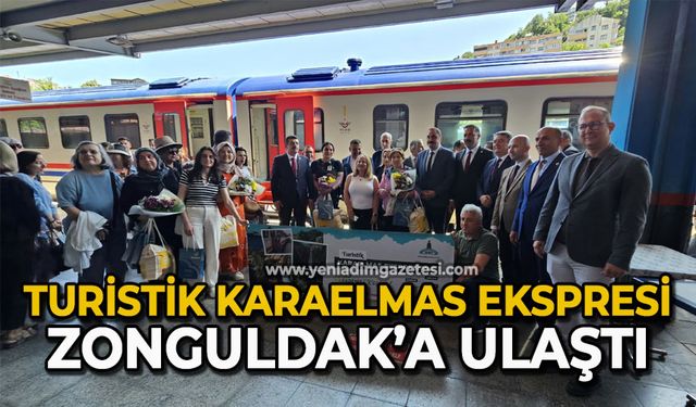 Turistik Karaelmas Ekspresi Zonguldak’a ulaştı