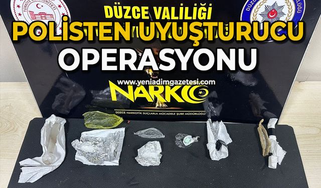 Polisten uyuşturucu operasyonu