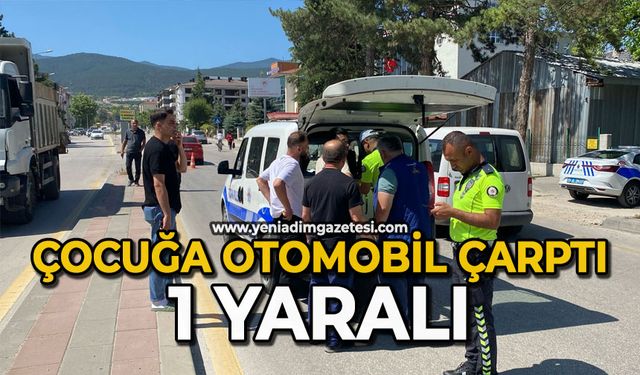Çocuğa otomobil çarptı: 1 yaralı
