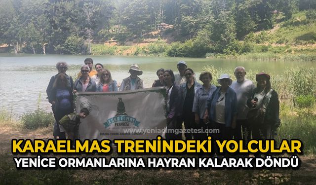 Karaelmas trenindeki yolcular Yenice ormanlarına hayran kalarak döndü