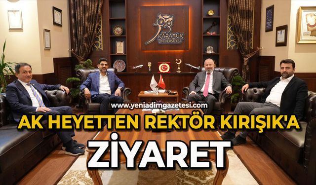 Ak heyetten Rektör Kırışık'a ziyaret