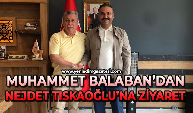 Muhammet Balaban'dan Nejdet Tıskaoğlu'na ziyaret