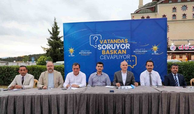Halk buluşmalarına devam ediyor