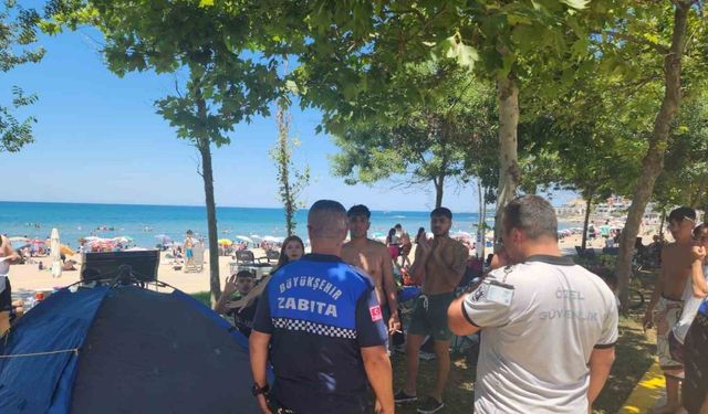 Kamp alanı dışına çadır kuranlara sıkı denetim