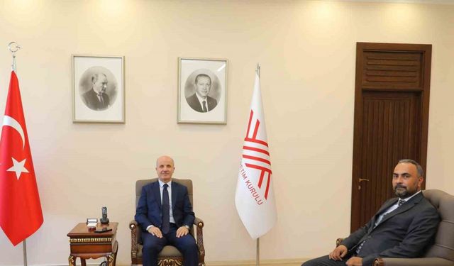 Rektör Akkaya’dan YÖK Başkanına ziyaret
