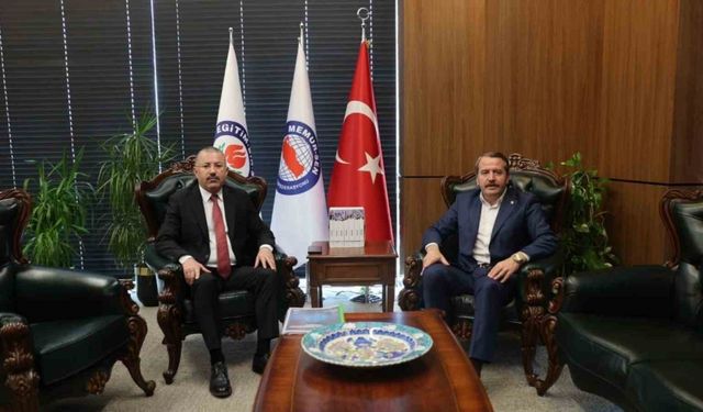 Rektör Kırışık’tan Memur-Sen Genel Başkanı’na ziyaret
