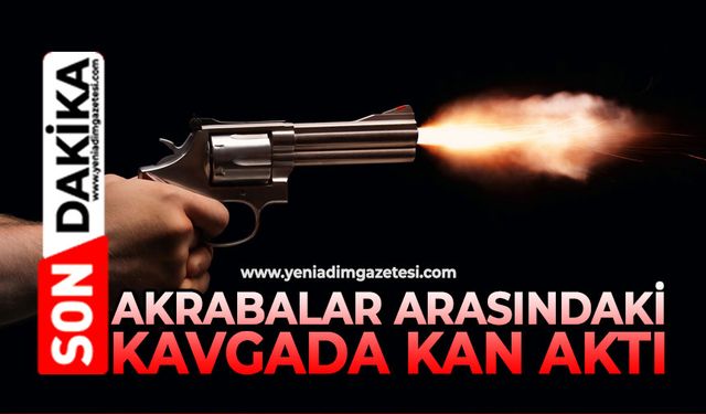Akrabalar arasındaki kavgada kan aktı