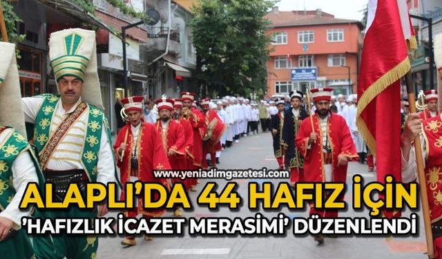 Alaplı’da 44 hafız için ’hafızlık icazet merasimi’ düzenlendi