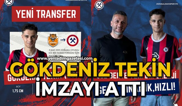 Gökdeniz Tekin imzayı attı