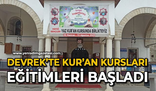 Devrek’te Kur’an kursu eğitimleri başladı