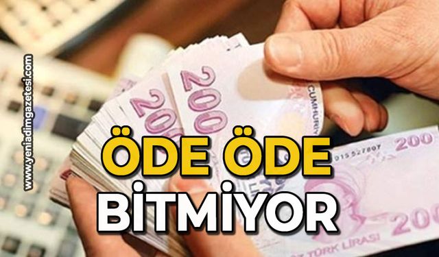 Öde öde bitmiyor