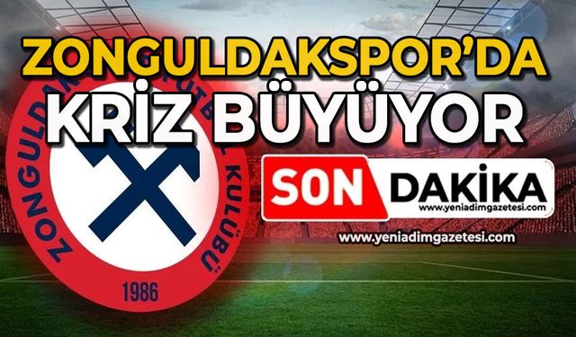 Zonguldakspor’da kriz büyüyor