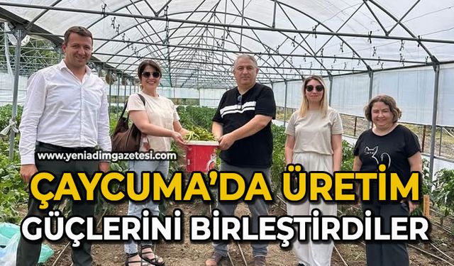 Çaycuma’da üretim güçlerini birleştirdiler