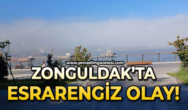 Zonguldak'ta esrarengiz olay