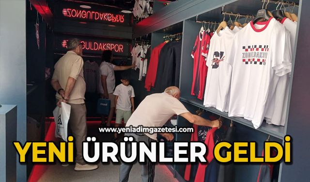Yeni ürünler geldi