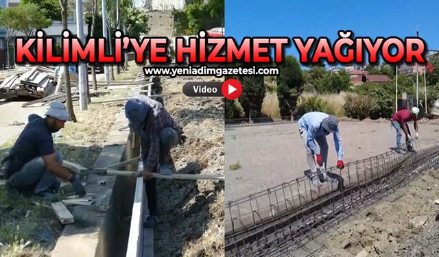 Kilimli'ye hizmet yağıyor!