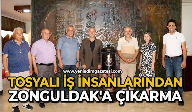 Tosyalı iş insanlarından Zonguldak'a çıkarma