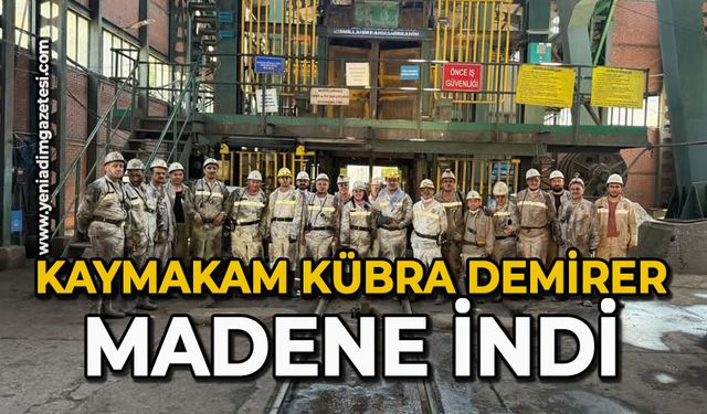 Kaymakam Kübra Demirer madene indi