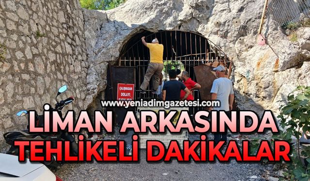 Liman arkasında tehlikeli dakikalar!