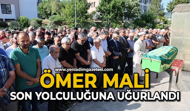 Ömer Mali son yolculuğuna uğurlandı