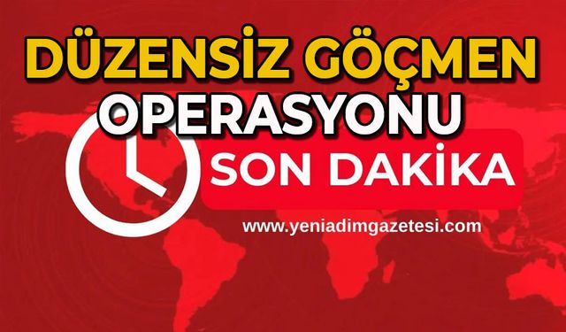 Düzensiz göçmen operasyonu