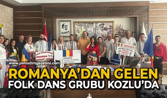 Romanya’dan gelen Folk Dans Grubu Kozlu’da