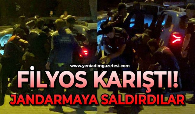 Filyos karıştı: Jandarmaya saldırdılar!