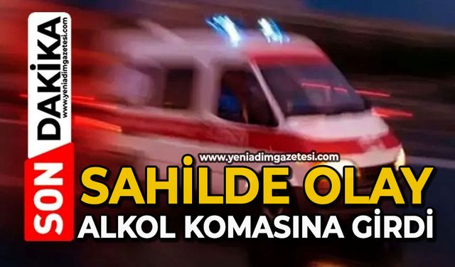 Sahilde olay: Alkol komasına girdi