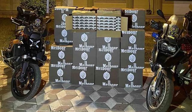 Bin 500 paket bandrolsüz sigara ele geçirildi