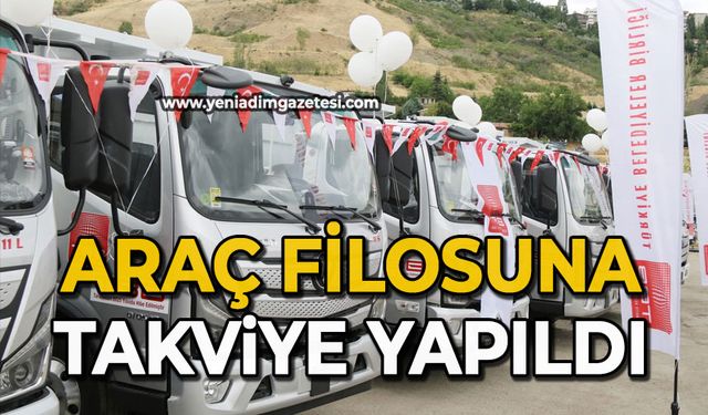 Araç filosuna takviye yapıldı
