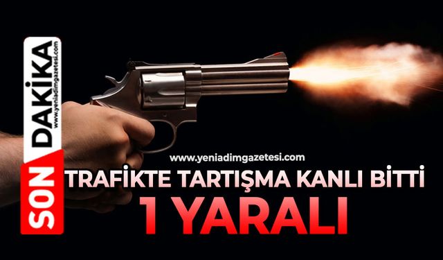 Trafikte tartışma kanlı bitti: 1 yaralı