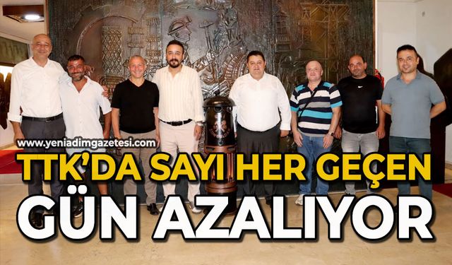 TTK’da sayı her geçen gün azalıyor