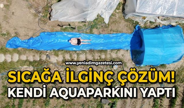 Yaz sıcağına ilginç çözüm