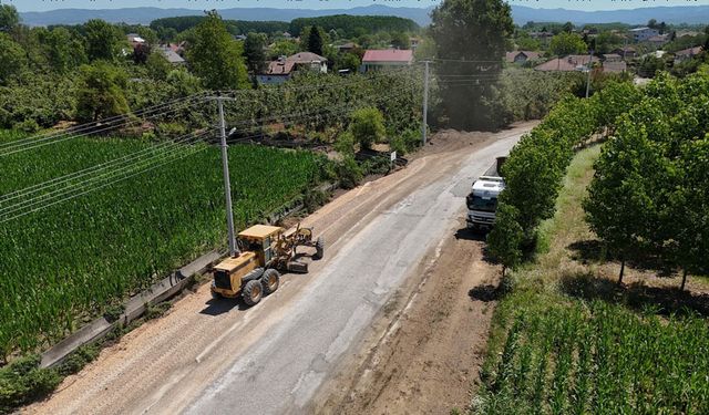 Yol genişletme çalışmaları devam ediyor