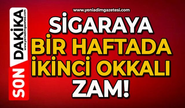 Sigaraya bir haftada ikinci okkalı zam!