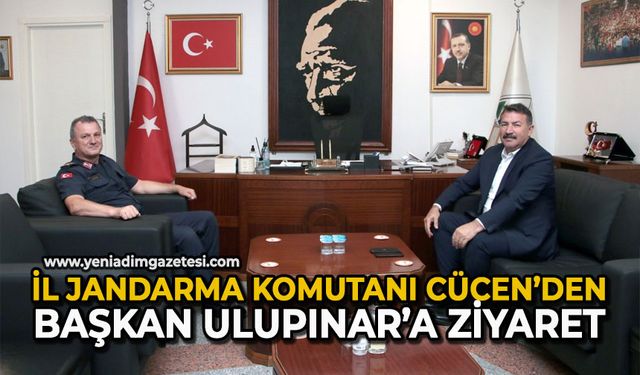 İl Jandarma Komutanı Cücen’den Başkan Ulupınar’a ziyaret